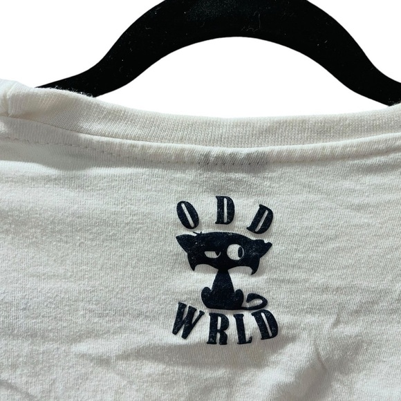 Odd WRLD Gemrock I Hate It Here Short Sleeve Rabbit T-Shirt Men's Size 2XL Fuzzy - Picture 6 of 6